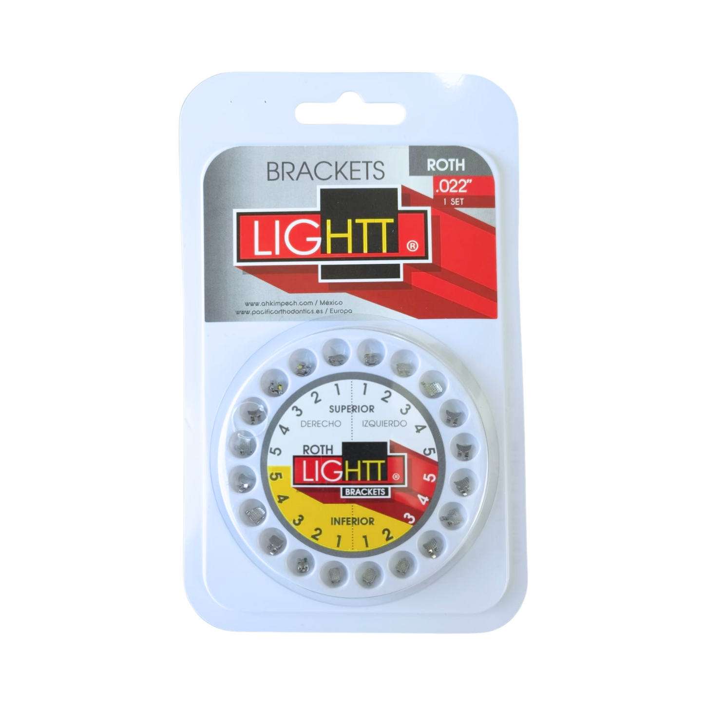 BRACKETS AKP LIGHTT ROTH .022