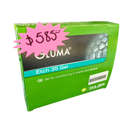 GLUMA ETCH GEL ACIDO GRABADOR 35% C/2 JERINGAS DE 2.5ML C/U KULZER
